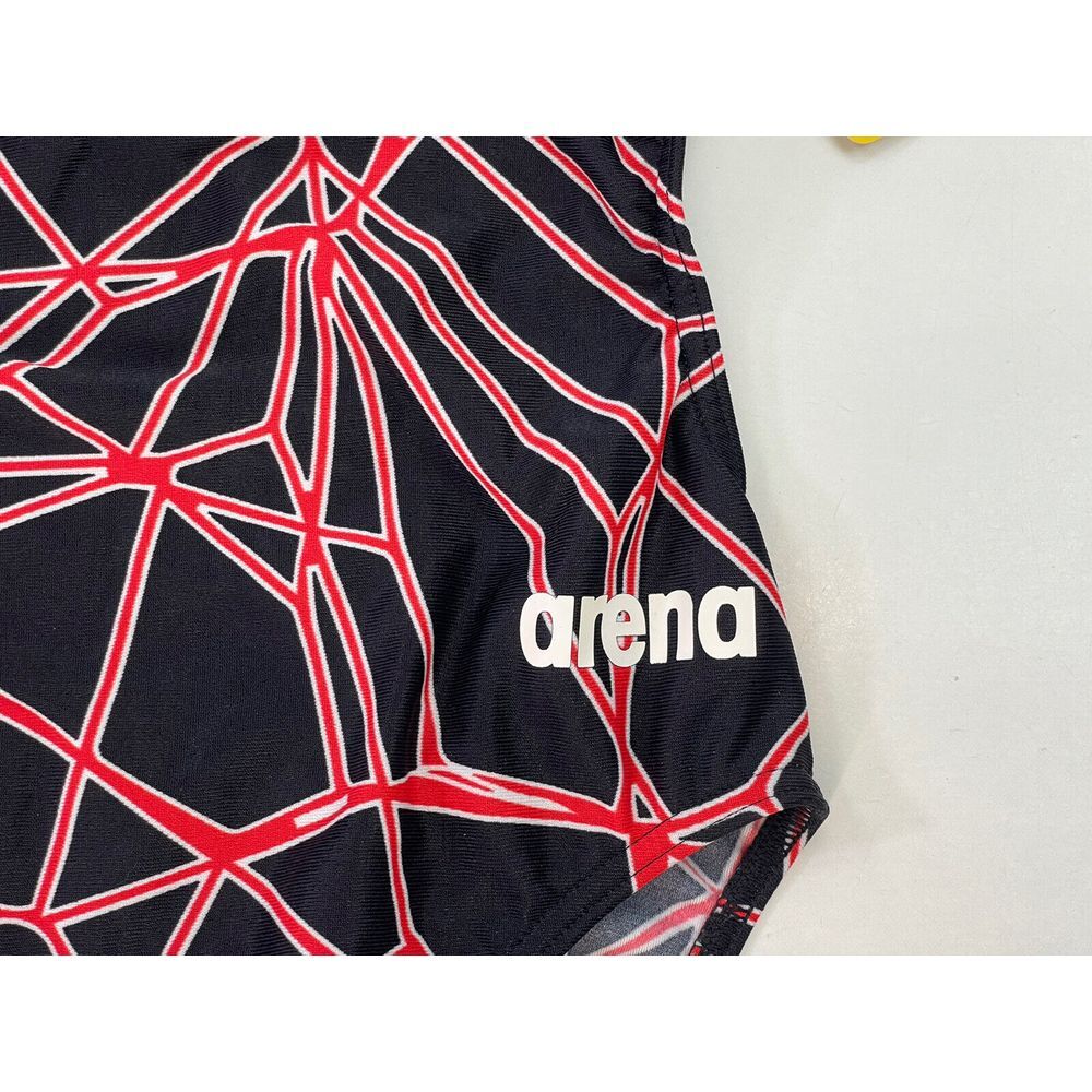 Arena Women's Carbonics Pro Challenge Back One Piece Swimsuit USA 32 Black Red - Picture 2 of 6